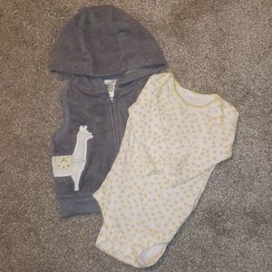 Carter's Onesie w/Matching Vest